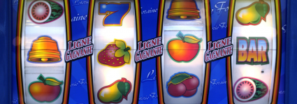 slot machine symbols banner